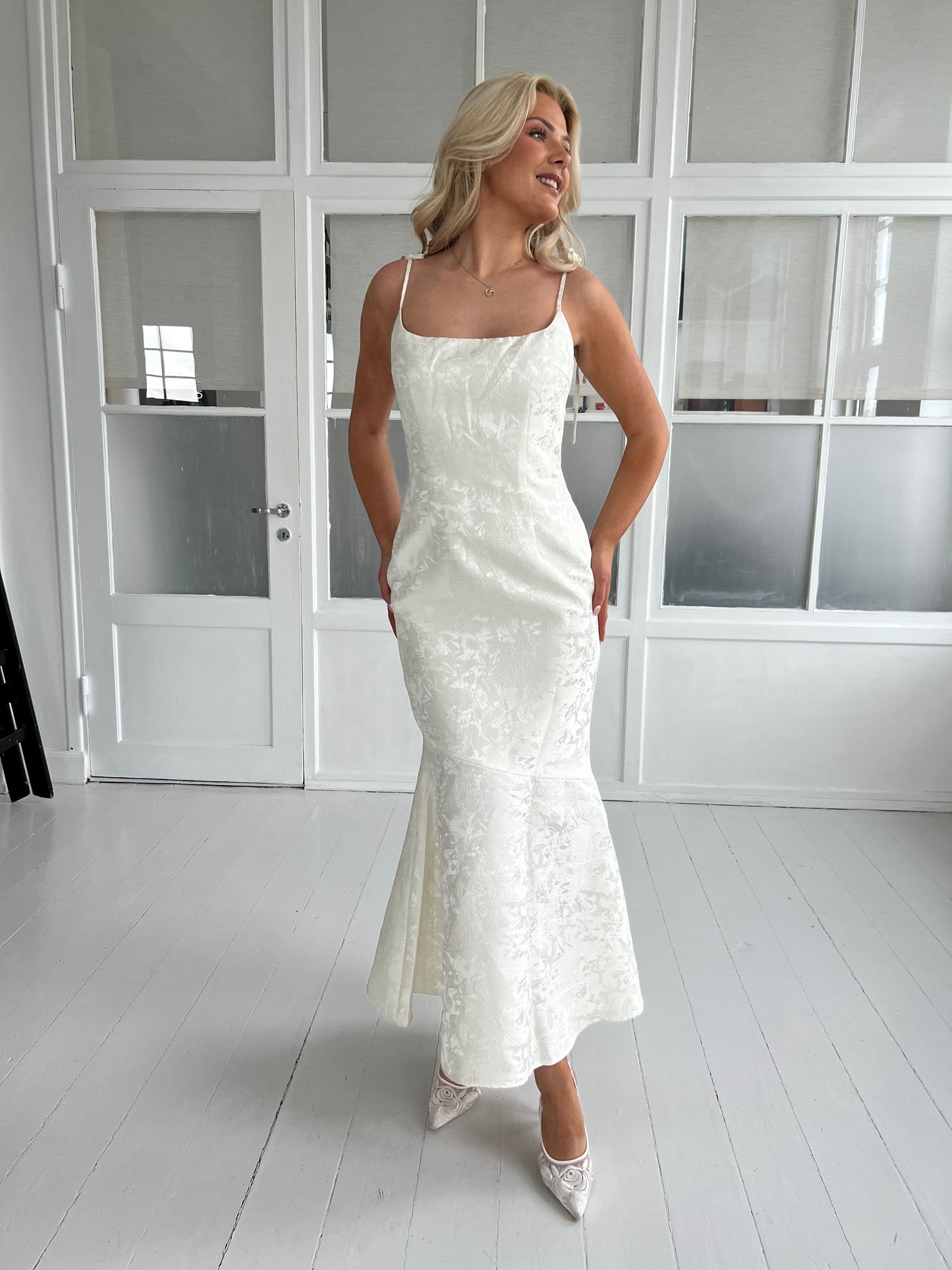 F&P light beige mermaid dress