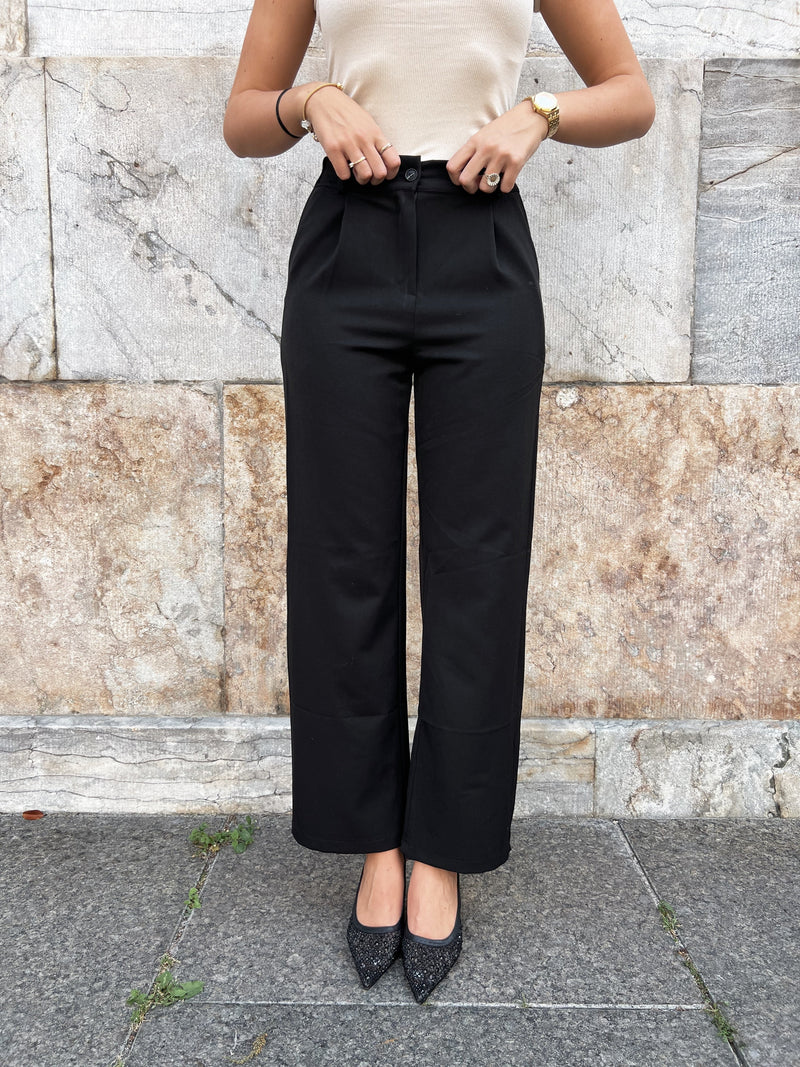 Laf'ee black long trousers (5723)