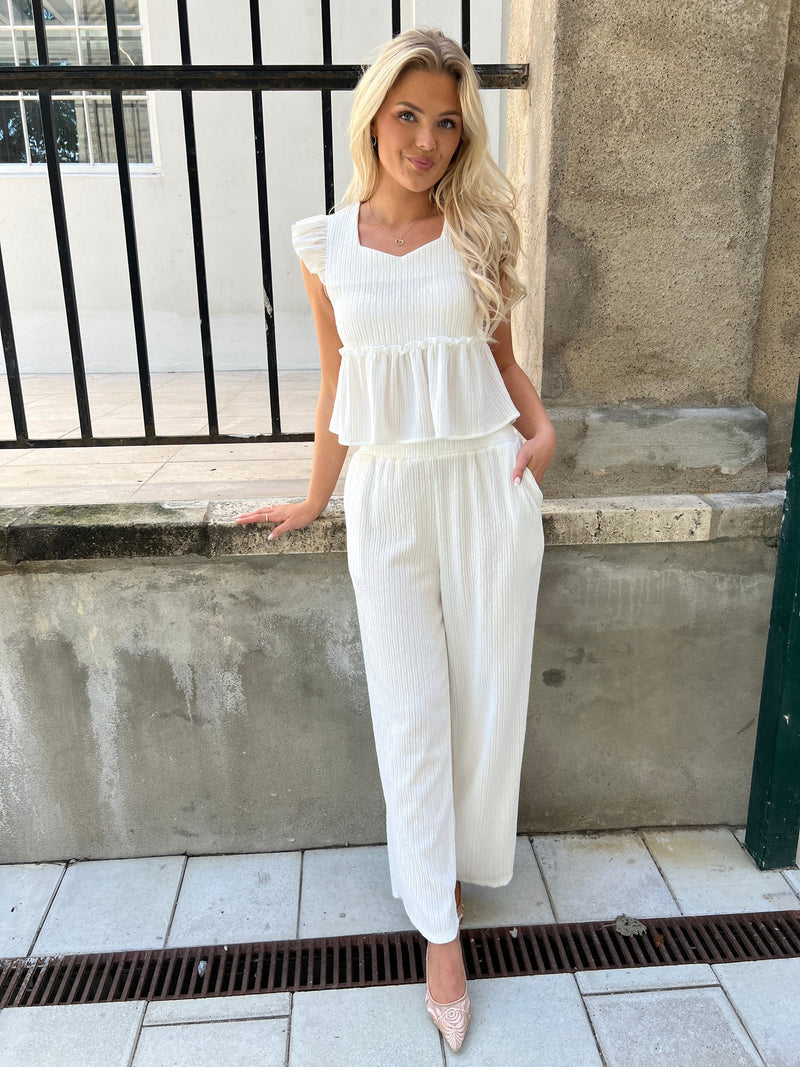 Flam Pearl White set