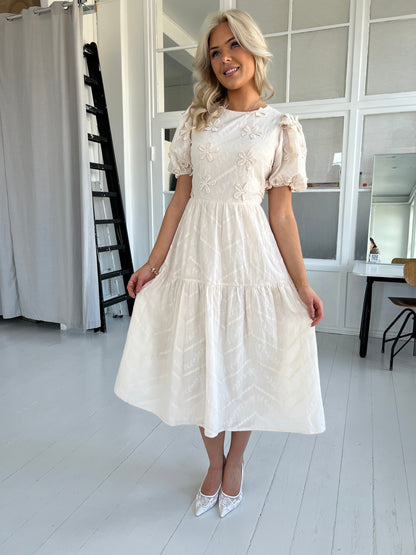 Elli White beige flower dress