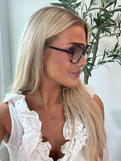 Natalie dark brown tinted readers fra webshoppen Aaberg Copenhagen