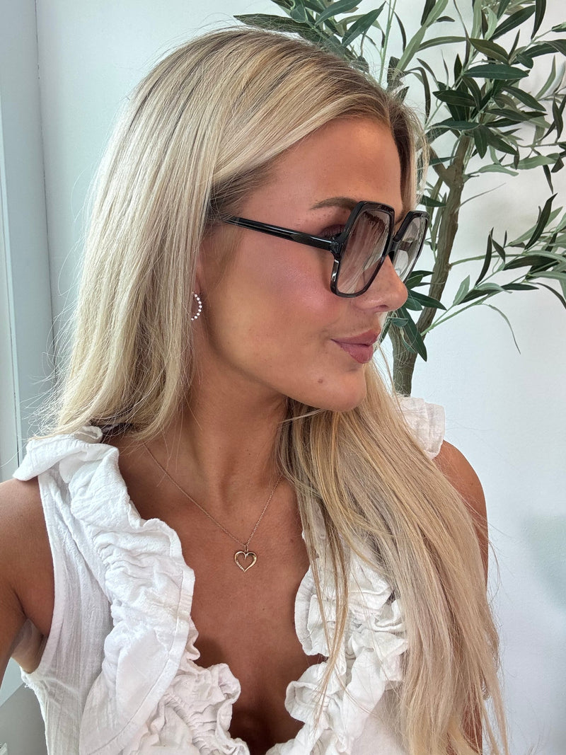 Natalie dark brown tinted readers fra webshoppen Aaberg Copenhagen