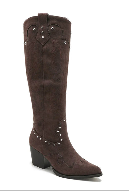 Joia dark brown boots fra webshoppen Aaberg Copenhagen
