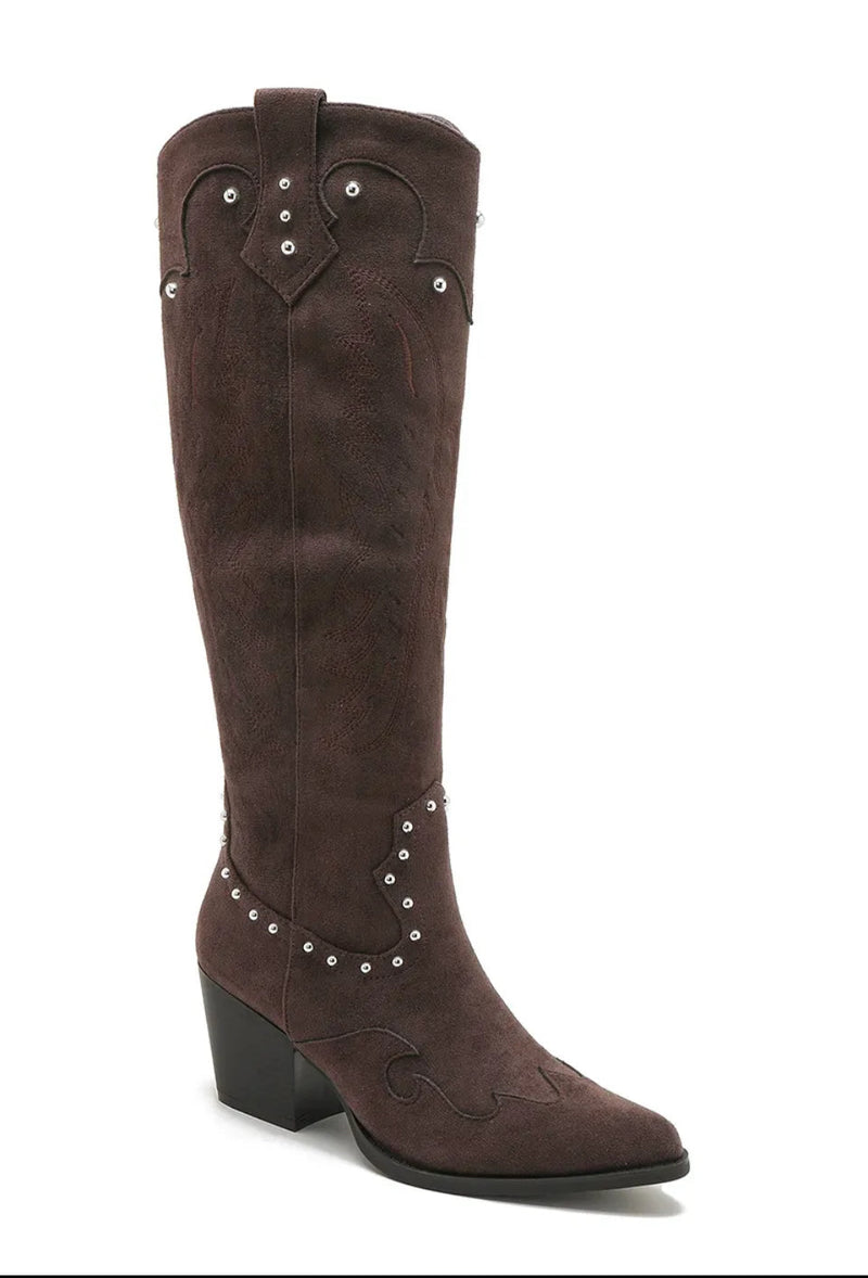 Joia dark brown boots fra webshoppen Aaberg Copenhagen