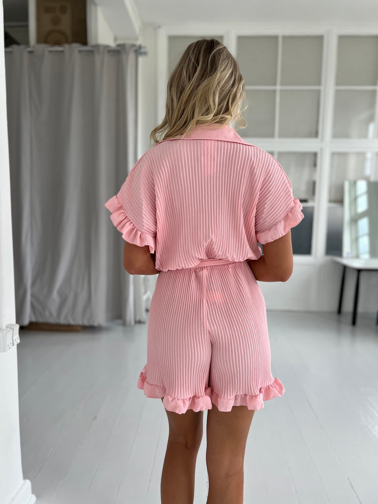 Miss Lia pleated playsuit (1027)-sæt-Åberg CPH-Onesize-Åberg Copenhagen DK