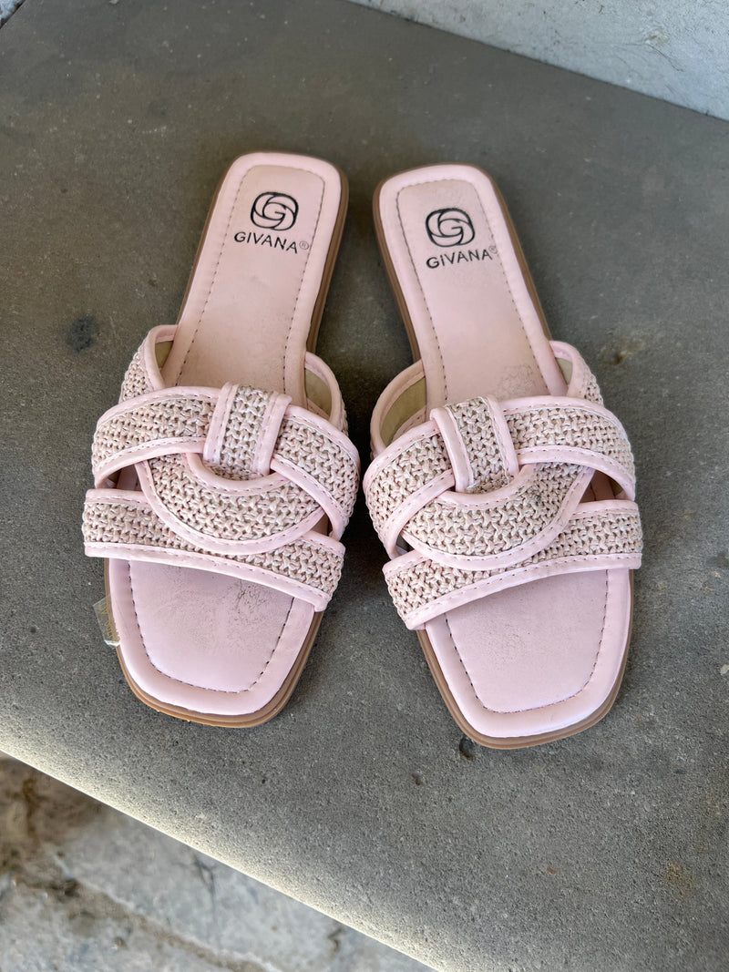 Givana rose summer sandal