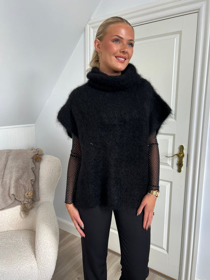 BCBJOERK rollneck vest - Black