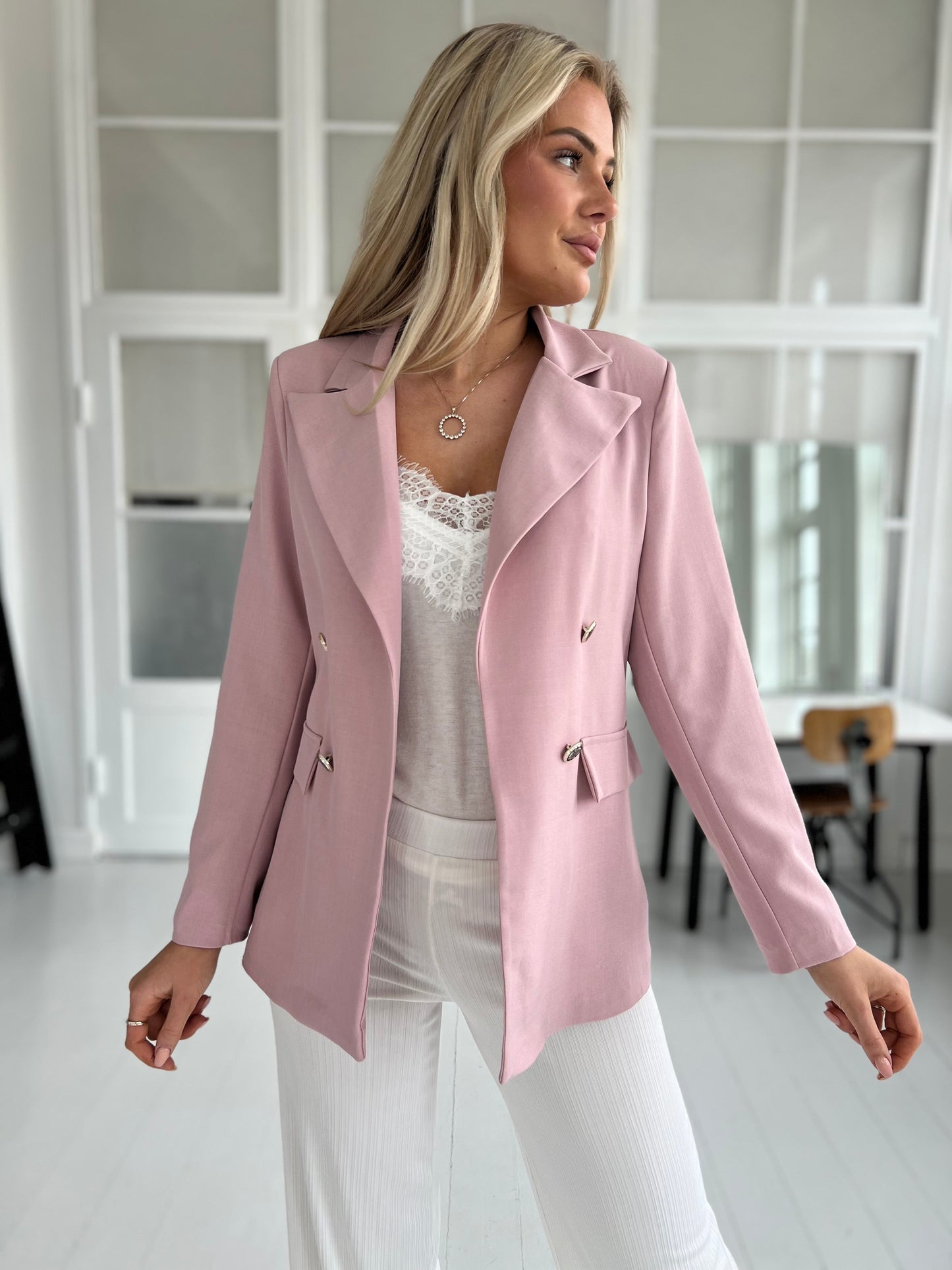 Syma Light pink blazer