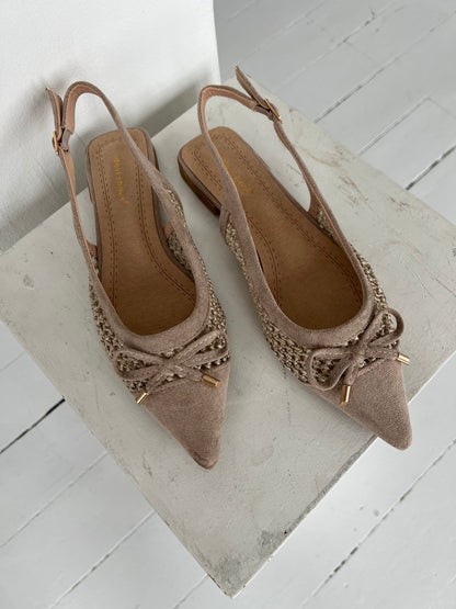 Marquiz beige slingback (5200)