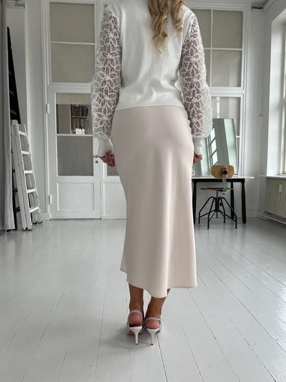 Elli White beige skirt (7161)