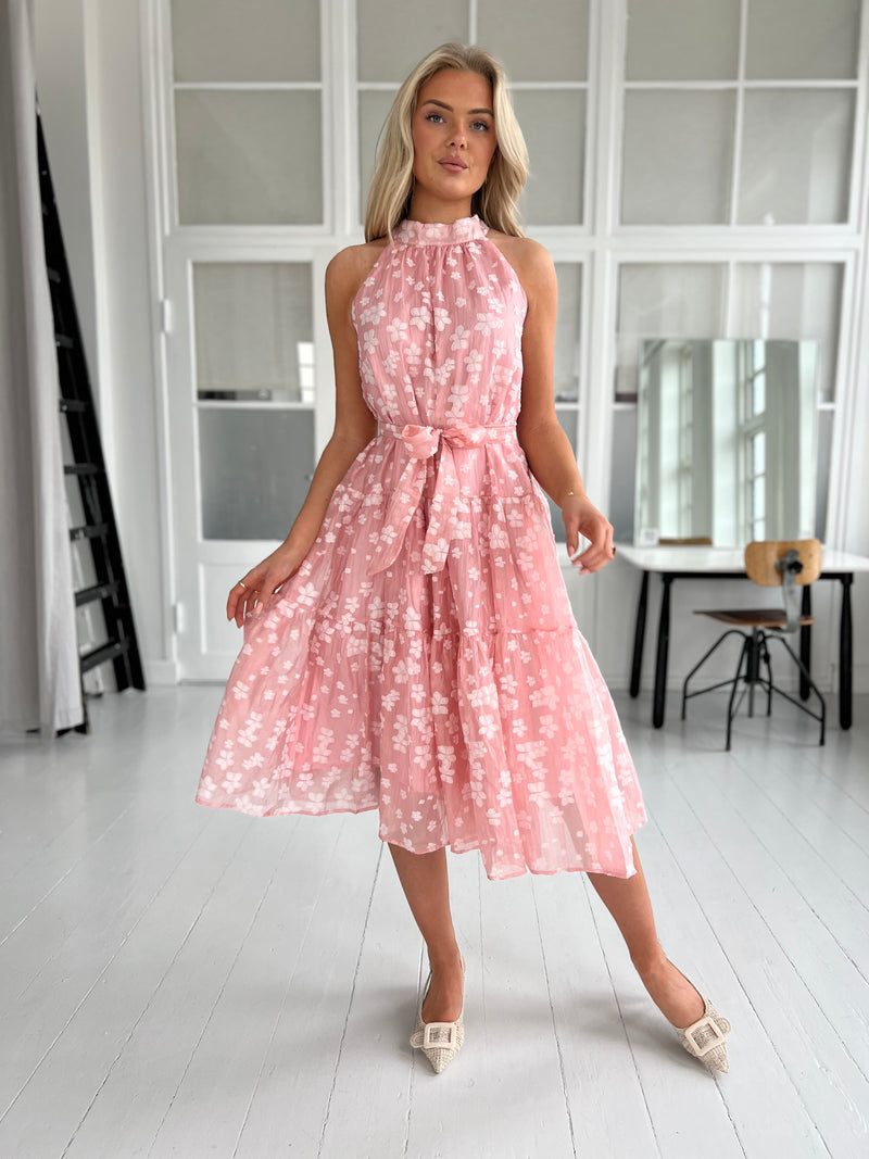 Lily McBee pink flower dress