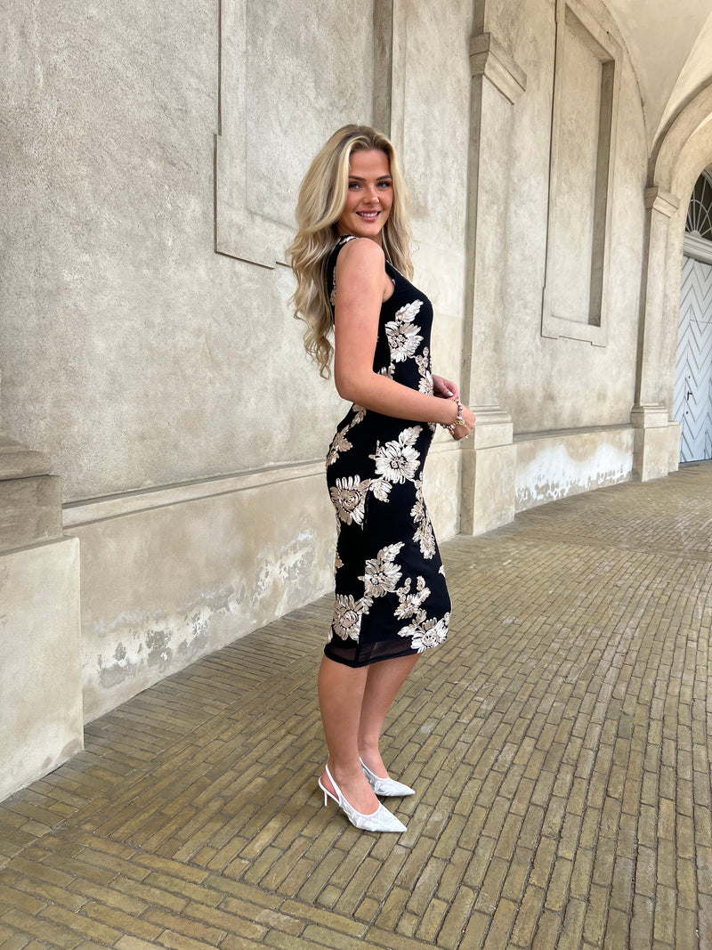 Moocci black long dress