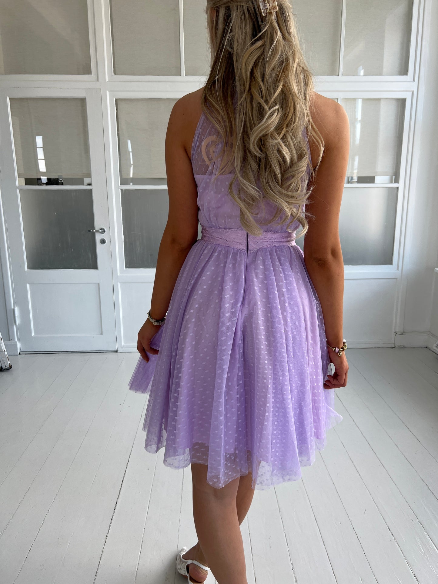 Soky light purple tulle dress