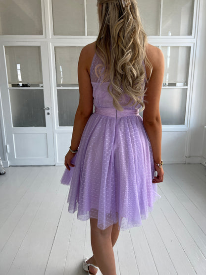 Soky light purple tulle dress