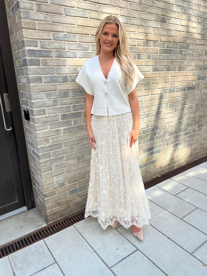 Rosie long lace skirt