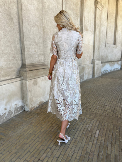 Alma champagne dress