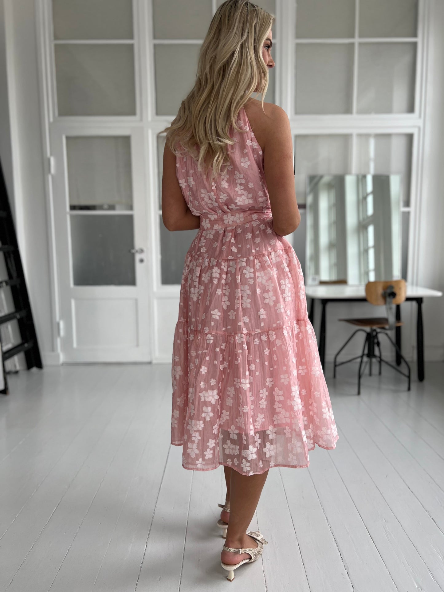 Lily McBee pink flower dress