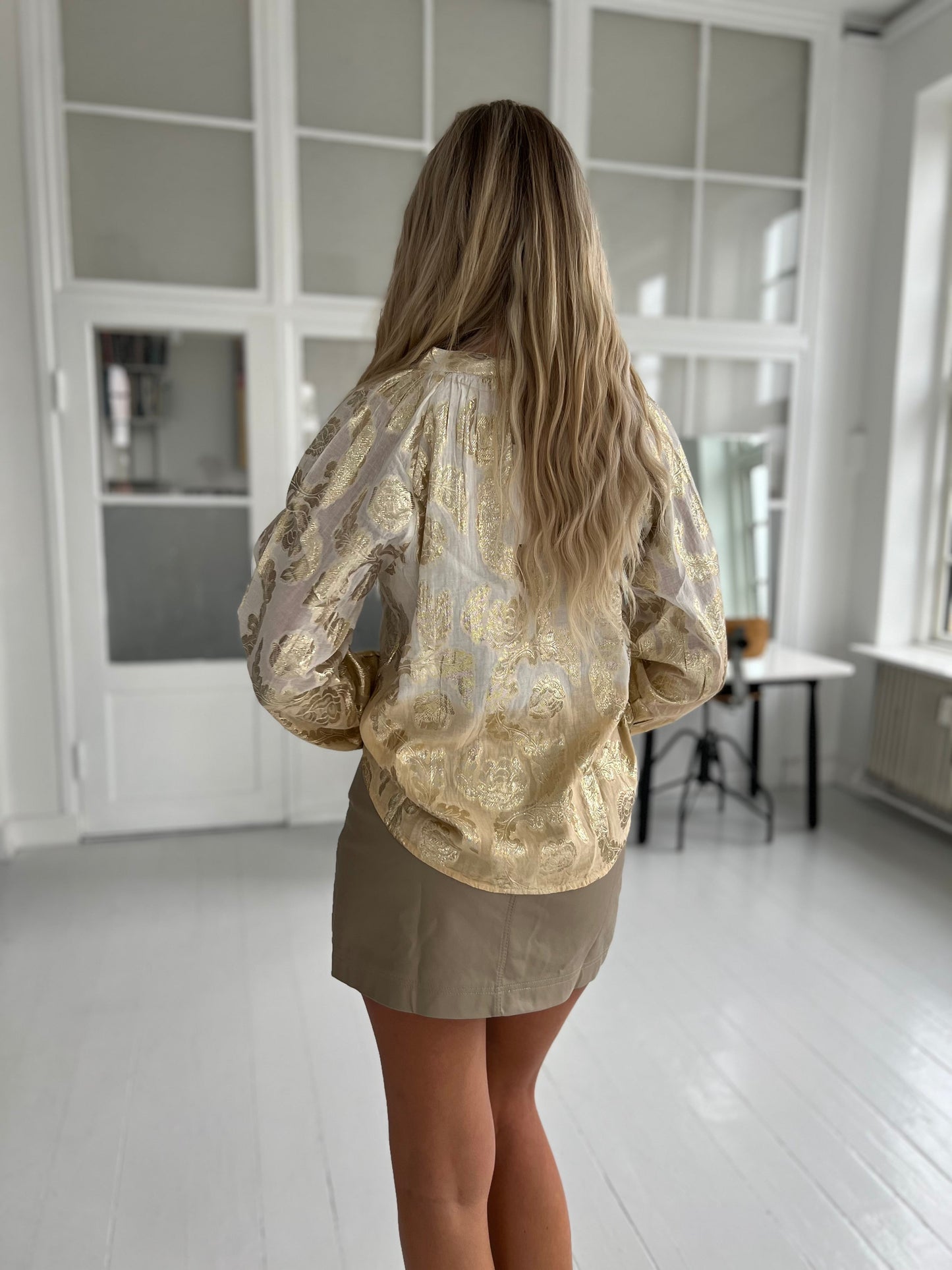 Moocci golden blouse