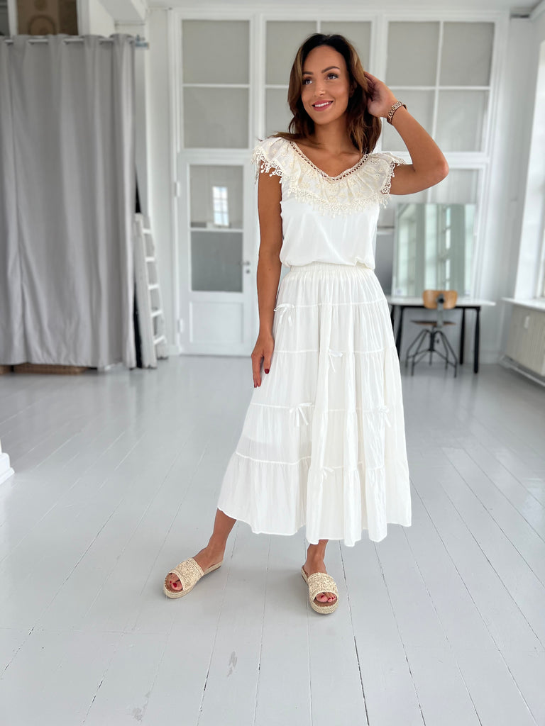 Lucce white long skirt (8809)-nederdel-Åberg CPH-Åberg Copenhagen DK