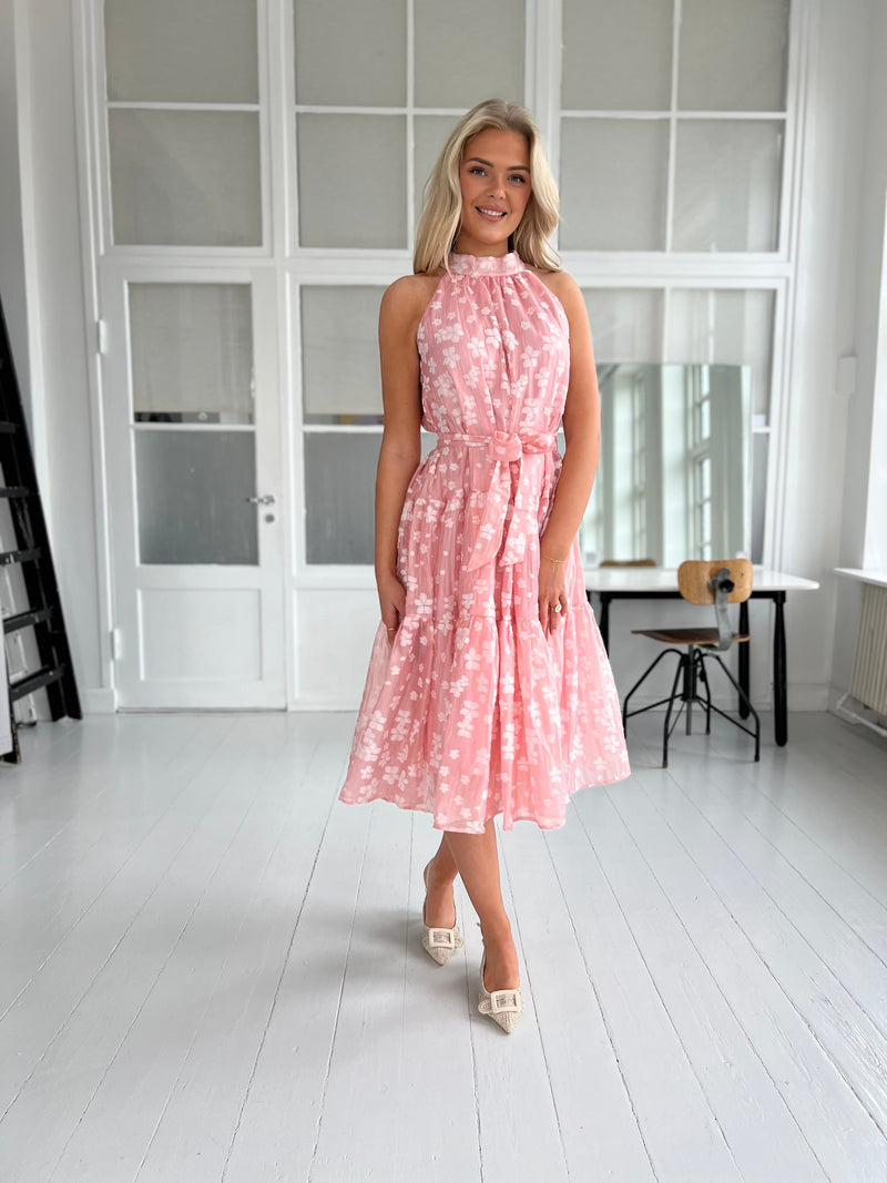 Lily McBee pink flower dress