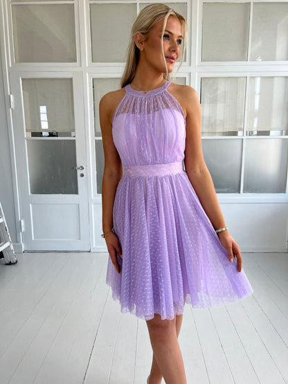 Soky light purple tulle dress