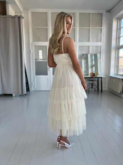 Lily McBee cream tulle dress