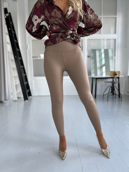 Vanessa taupe leggings (9007)