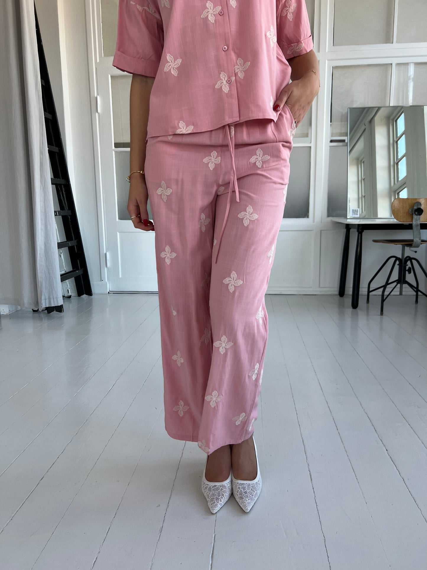 Exquiss rose pants