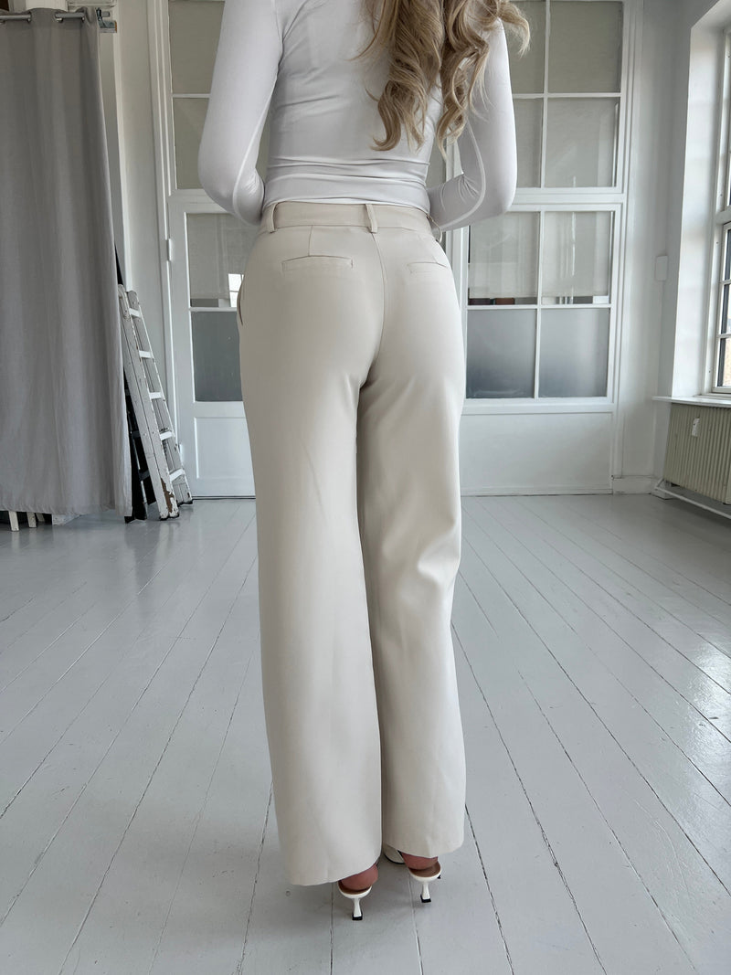 Eight Luxe cream trousers Long