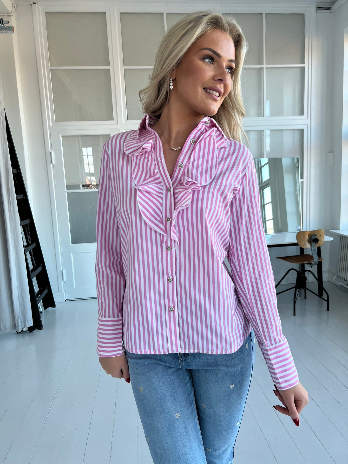 Gaspar Madison pink Stripe