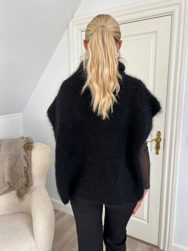 BCBJOERK rollneck vest - Black