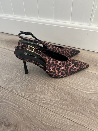 Joia leopard heels