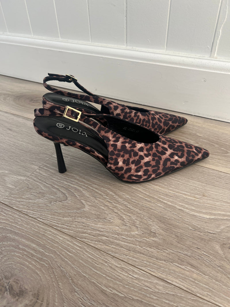 Joia leopard heels