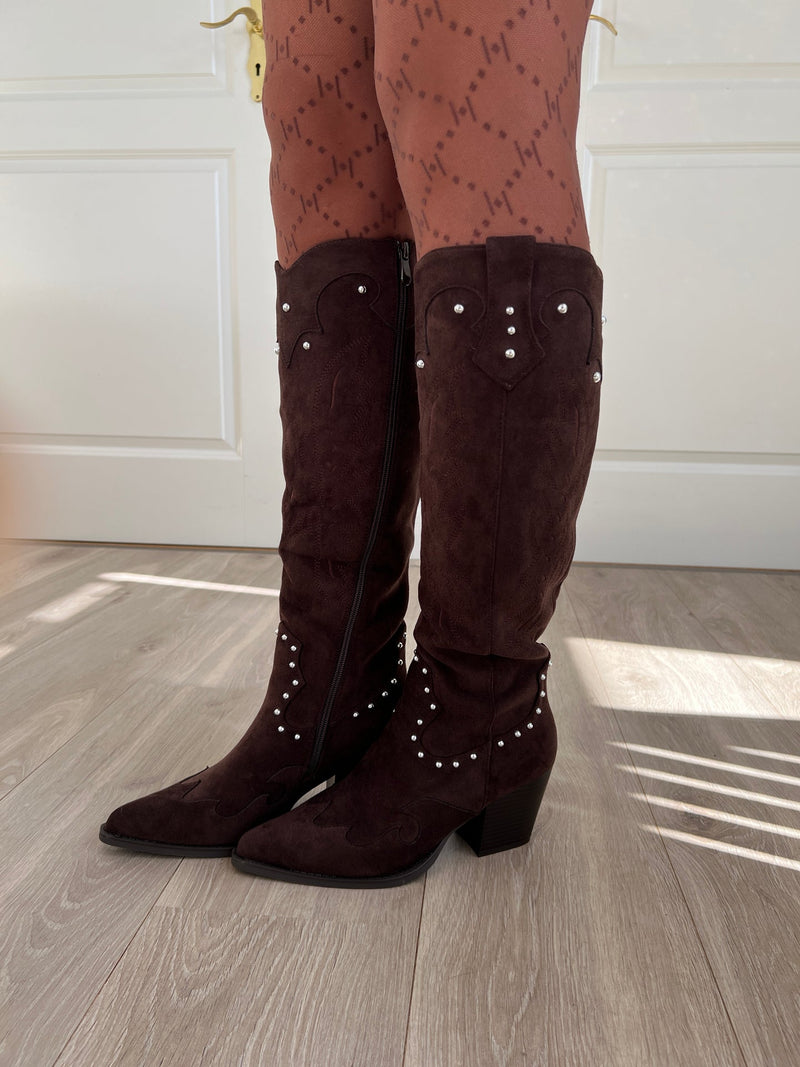 Joia dark brown boots