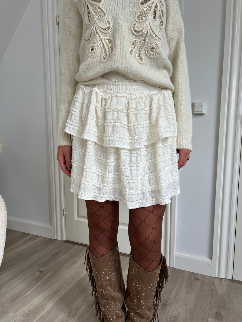 Flam romantic skirt