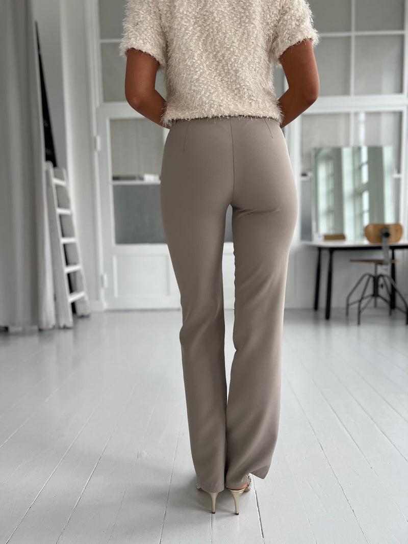 Eight paris Taupe pants (301) Set bagfra - Fra webshoppen Aaberg Copenhagen