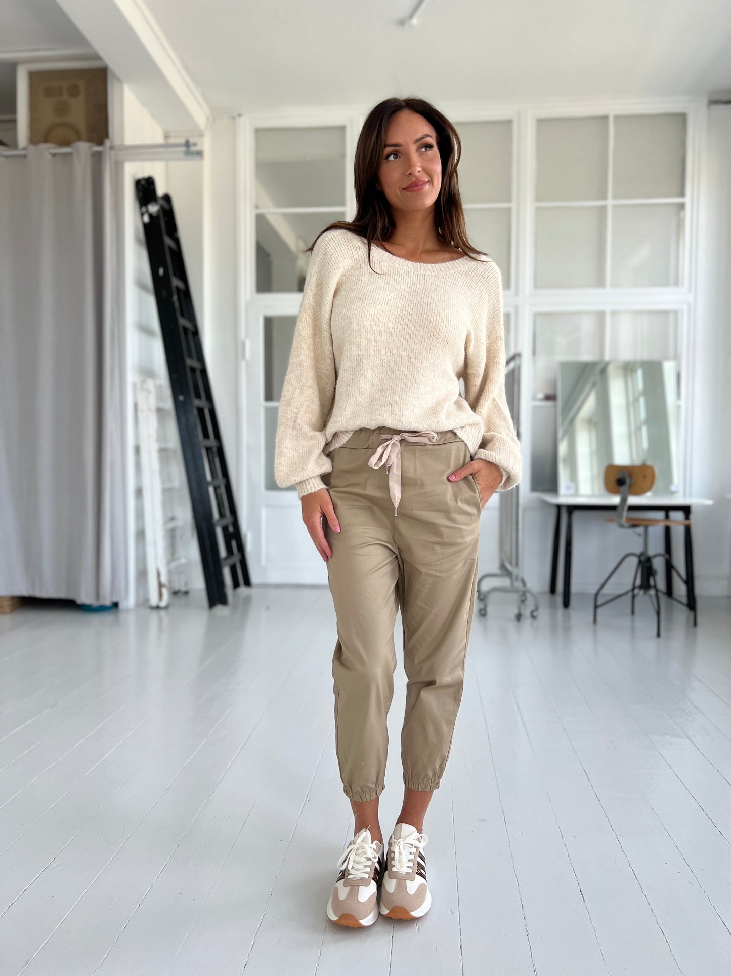 Mondial taupe pants