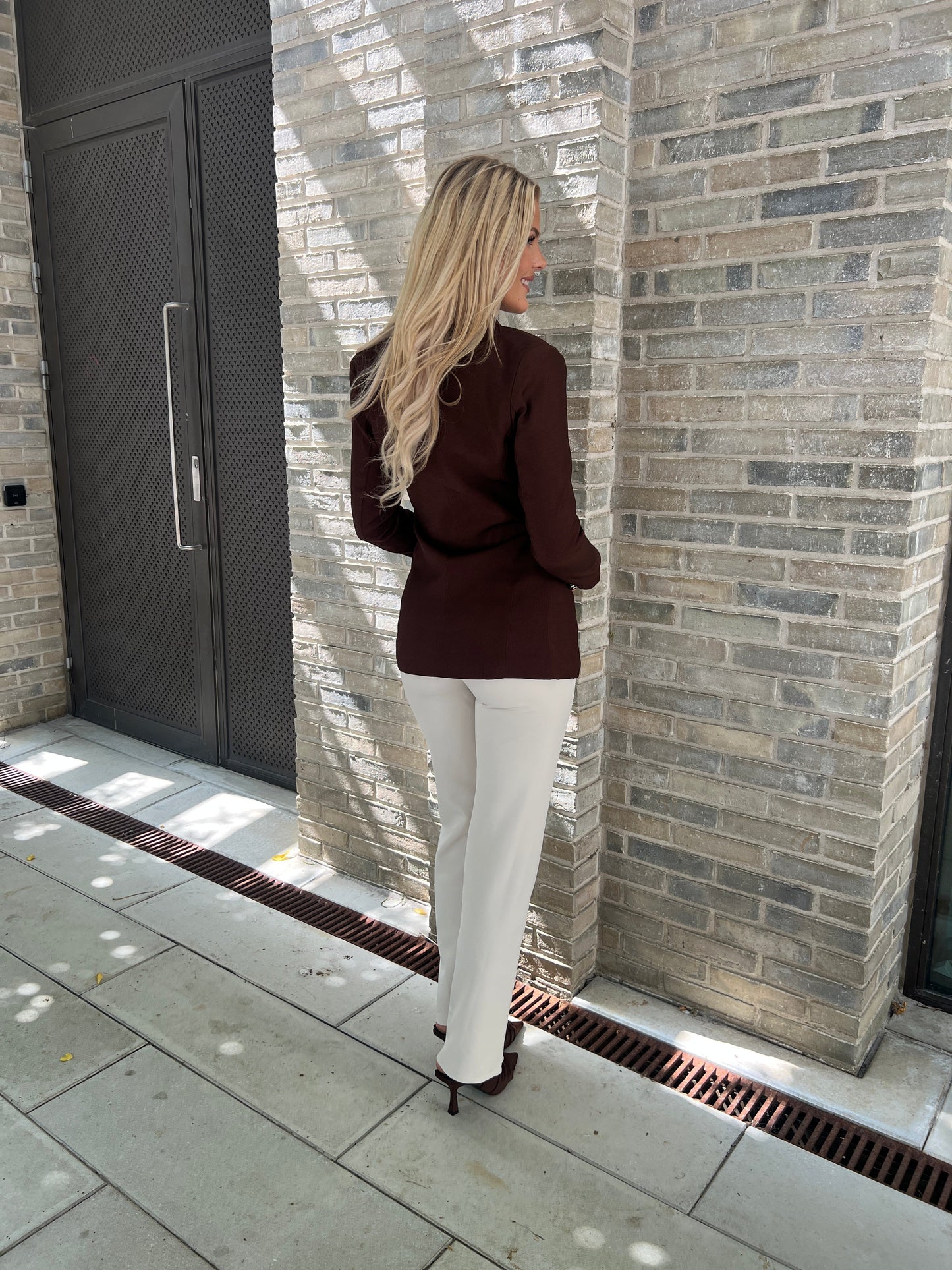 Its May coffee blazer
