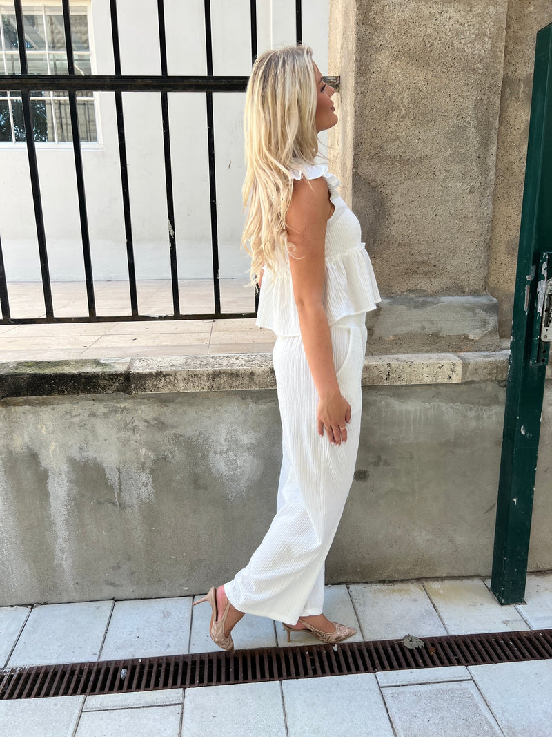 Flam Pearl White set
