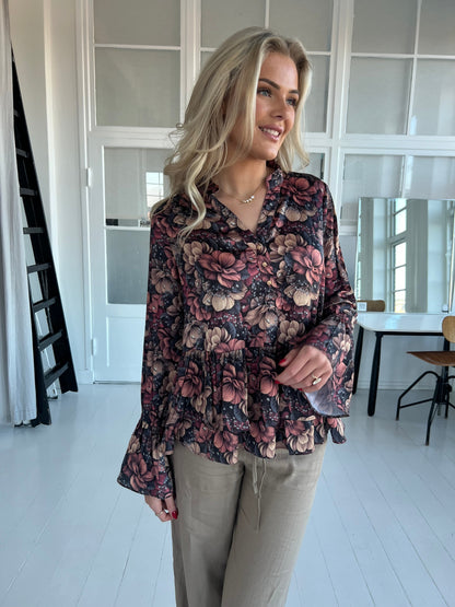 Gaspar Lido flower blouse