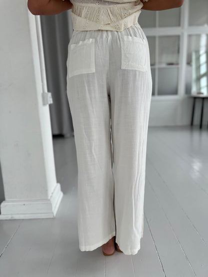 Gaspar Honolulu linen pants (1900)-Bukser-Åberg-Åberg Copenhagen DK