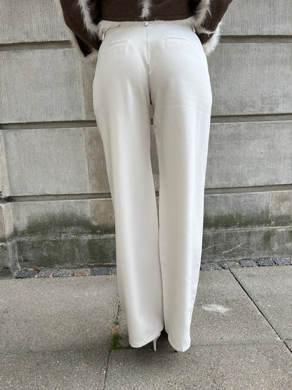 Eight Luxe cream trousers Long