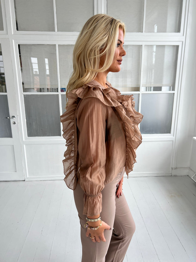 Continue Citta Nougat blouse