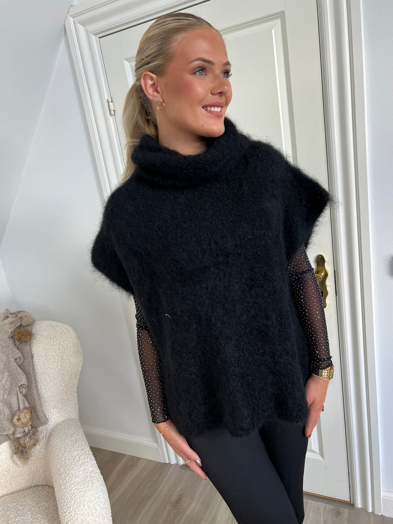 BCBJOERK rollneck vest - Black