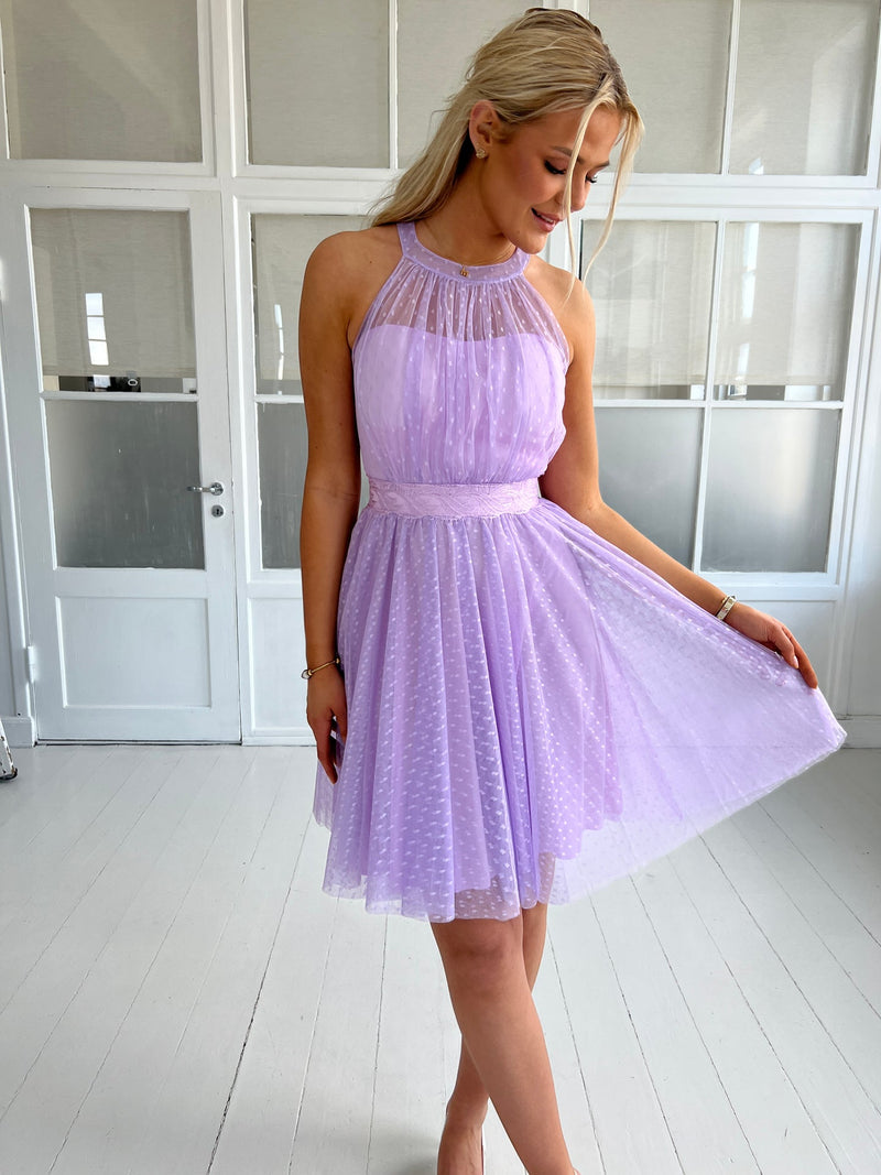 Soky light purple tulle dress