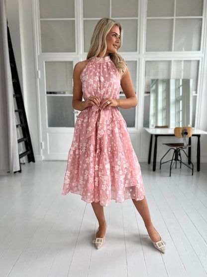 Lily McBee pink flower dress