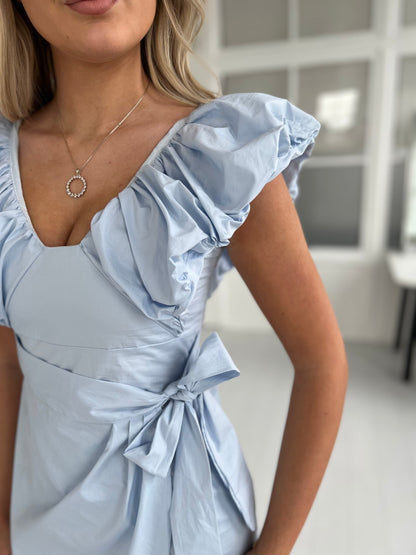 Maya pastel blue dress