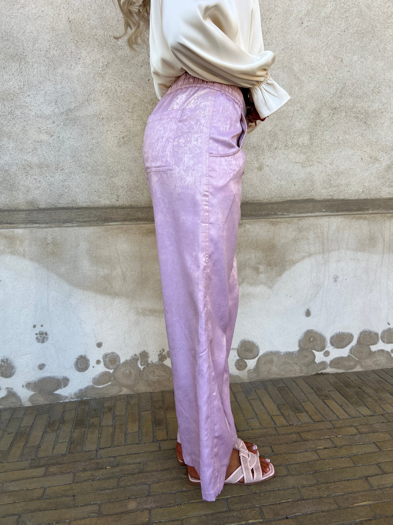 Gaspar Honolulu rose gold pants fra webshoppen Aaberg Copenhagen