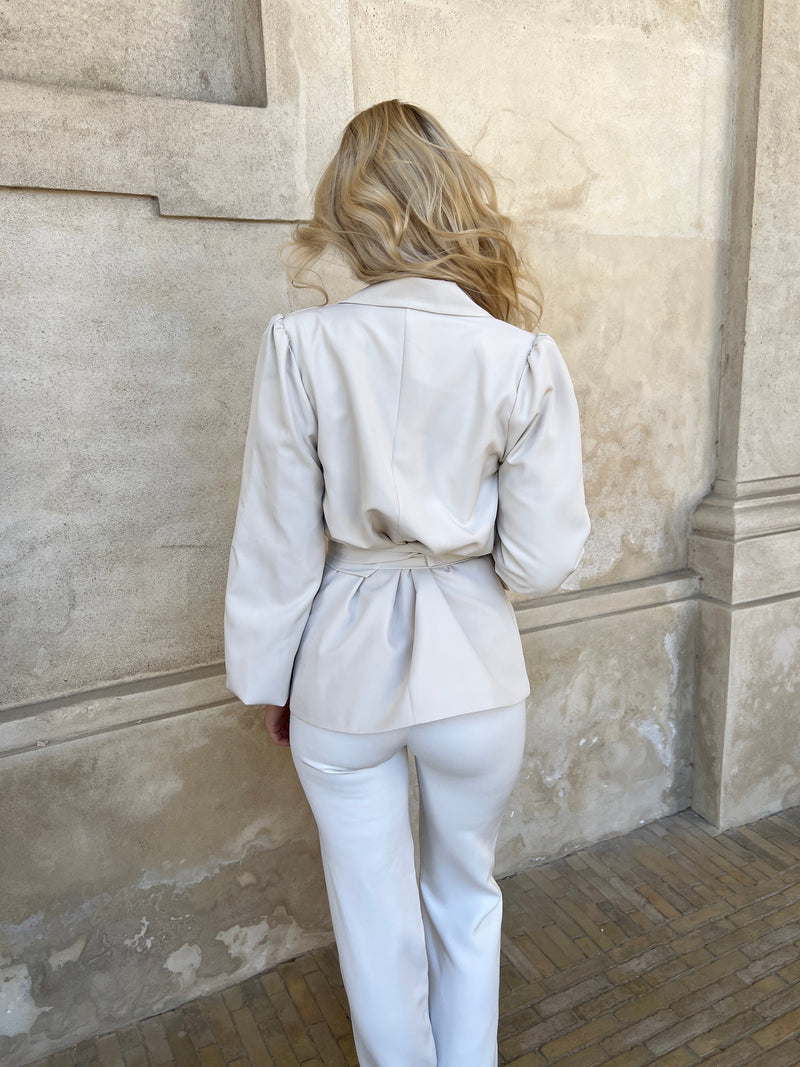 Eight Luxe Beige blazer