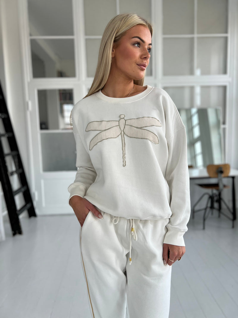 Gaspar roma off white sweatshirt